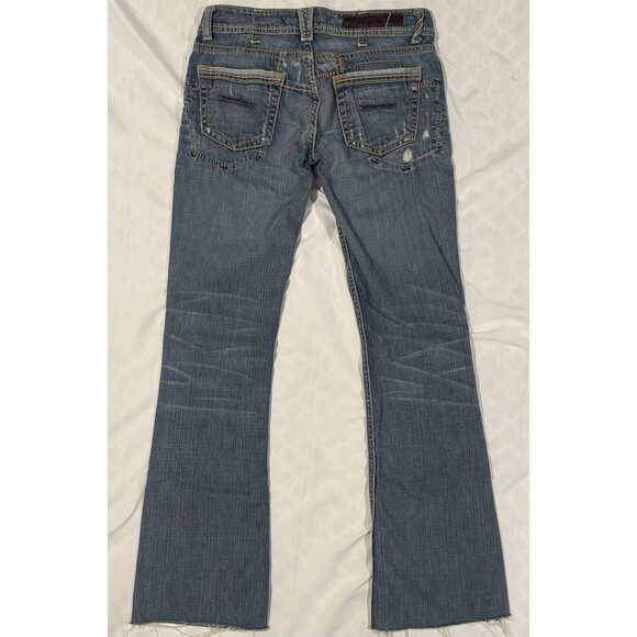 Y2K 2000s Yanuk Jeans Women's Mirage Flared Bootcut Size 27 Vintage EUC Low Rise - Picture 3 of 16